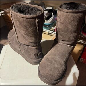 UGG Chocolate Suede Boots